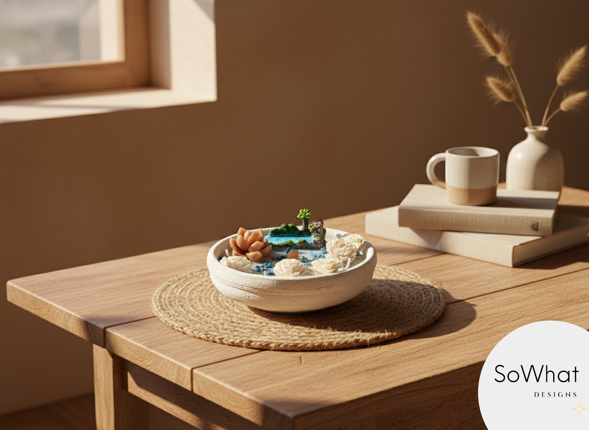 Sculptural Candle - Serene Retreat