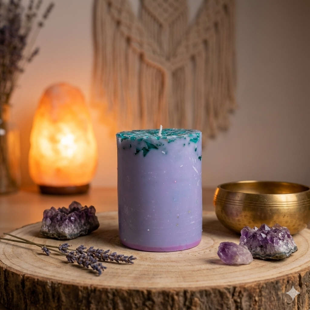 Pillar Candle - Twilight Bloom