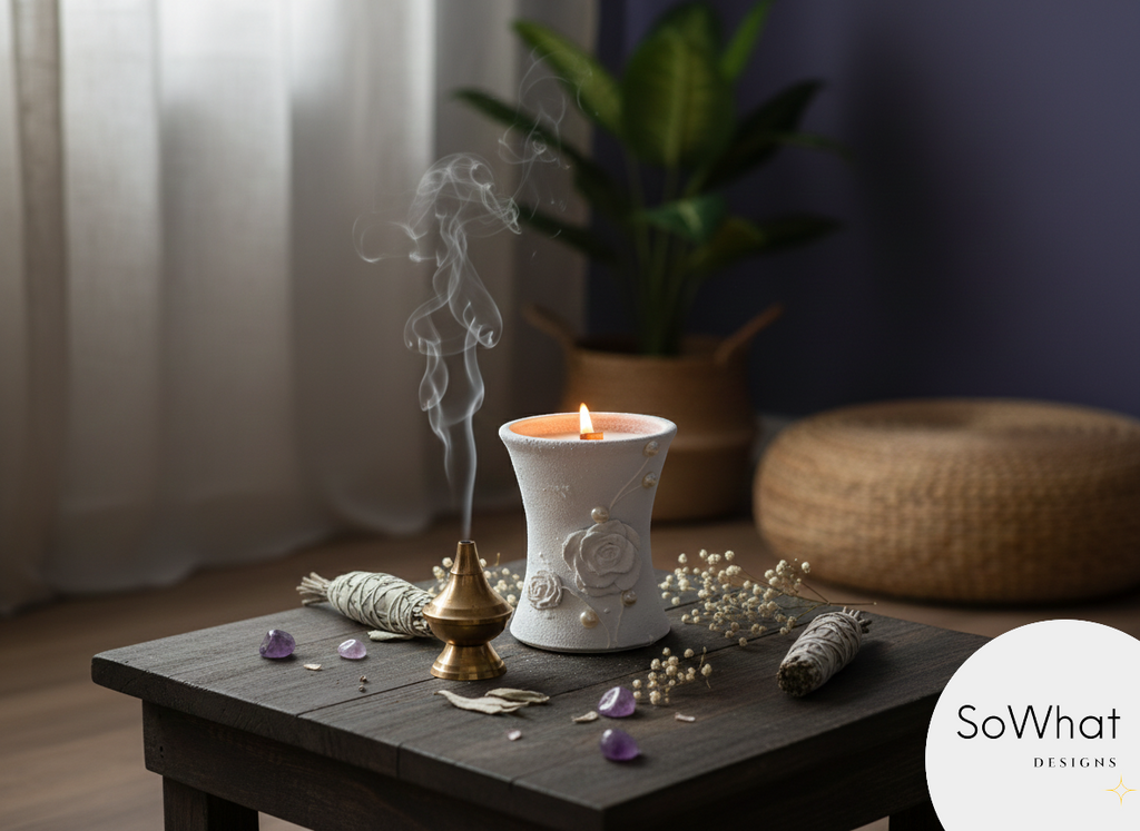 Sculptural Candle - Seraphina