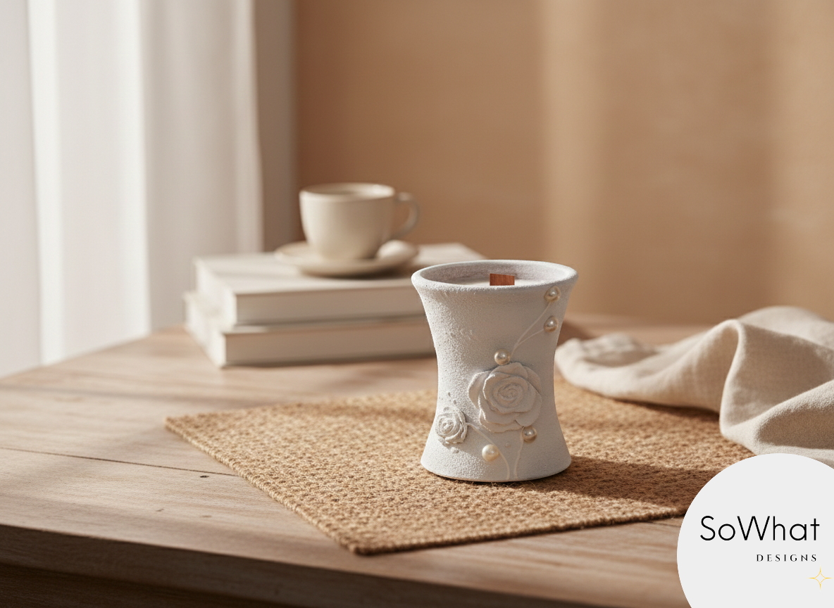 Sculptural Candle - Seraphina