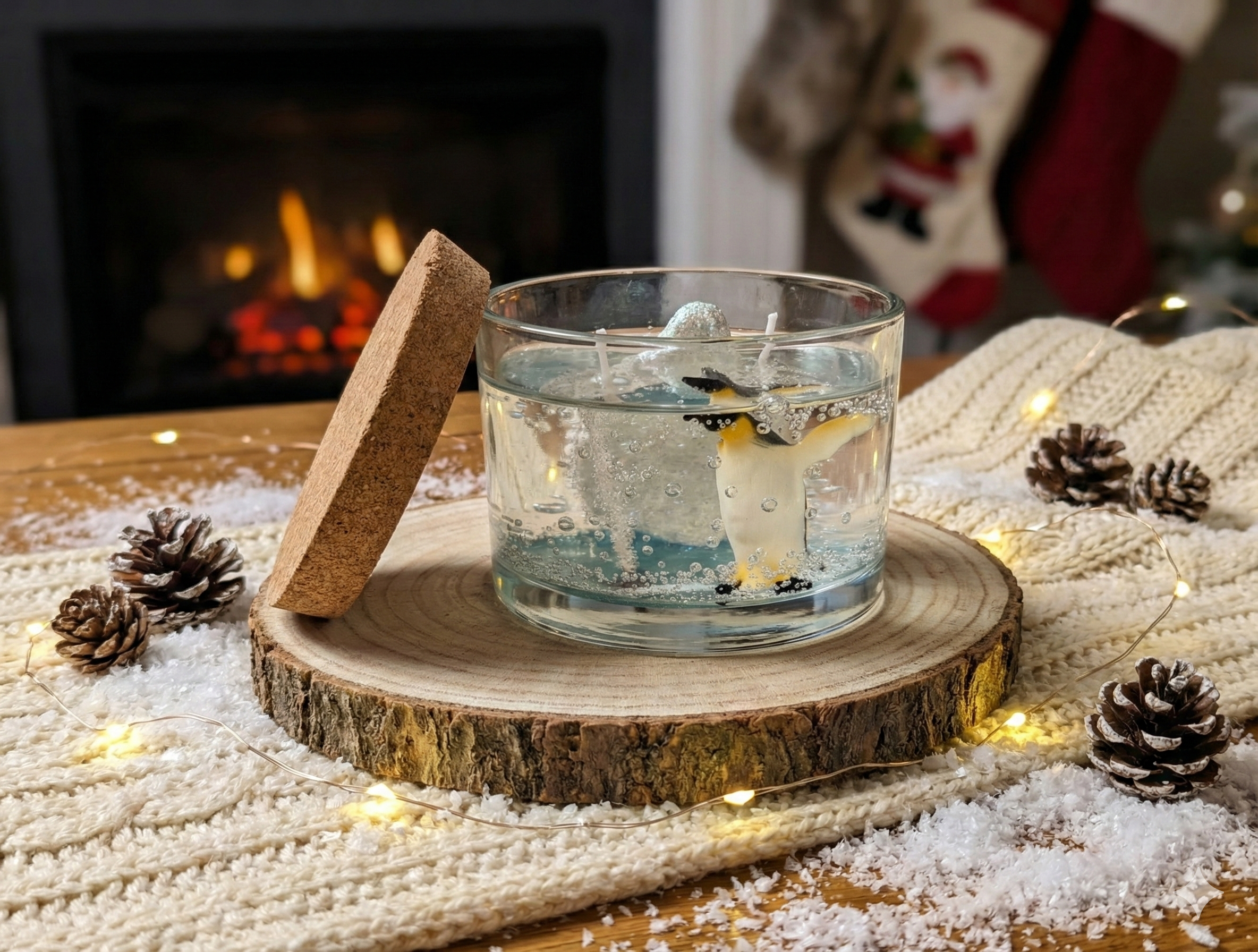 Floating Penguin - Serene Bloom