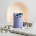 Pillar Candle - Amethyst Bloom