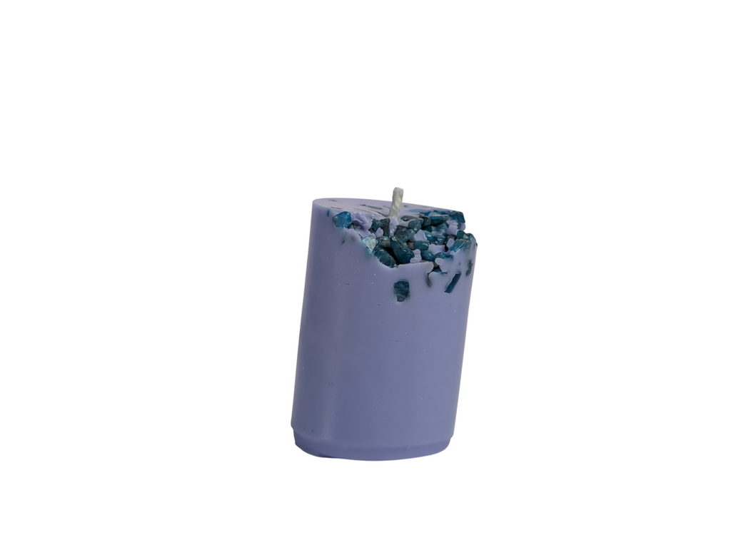Pillar Candle - Amethyst Bloom