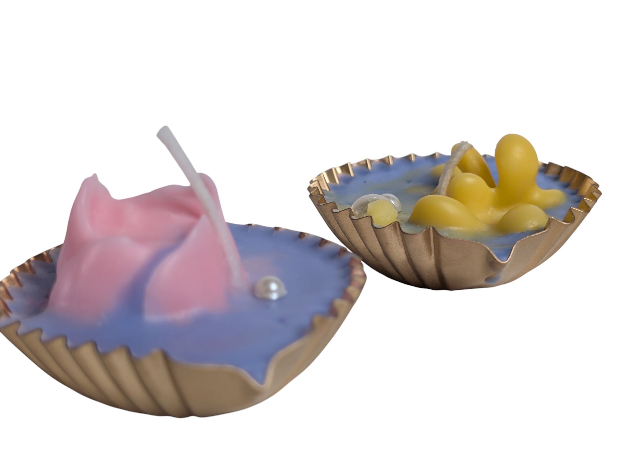 Sculptural Candle - Aurora Bloom