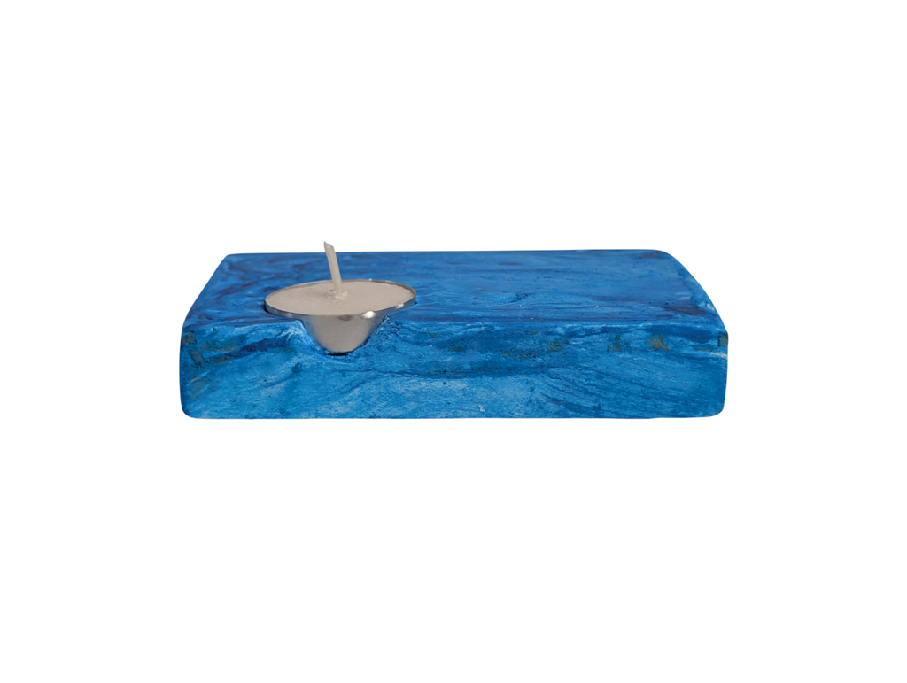 Tealight Holder - Azure Depths