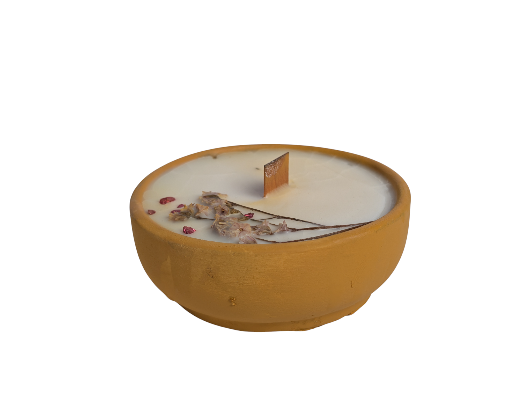 Pot Candle - Golden Bloom