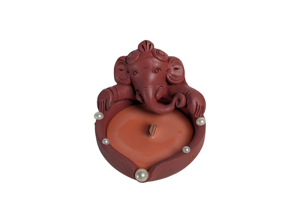 Figurine Candle - Ganesha's Embrace