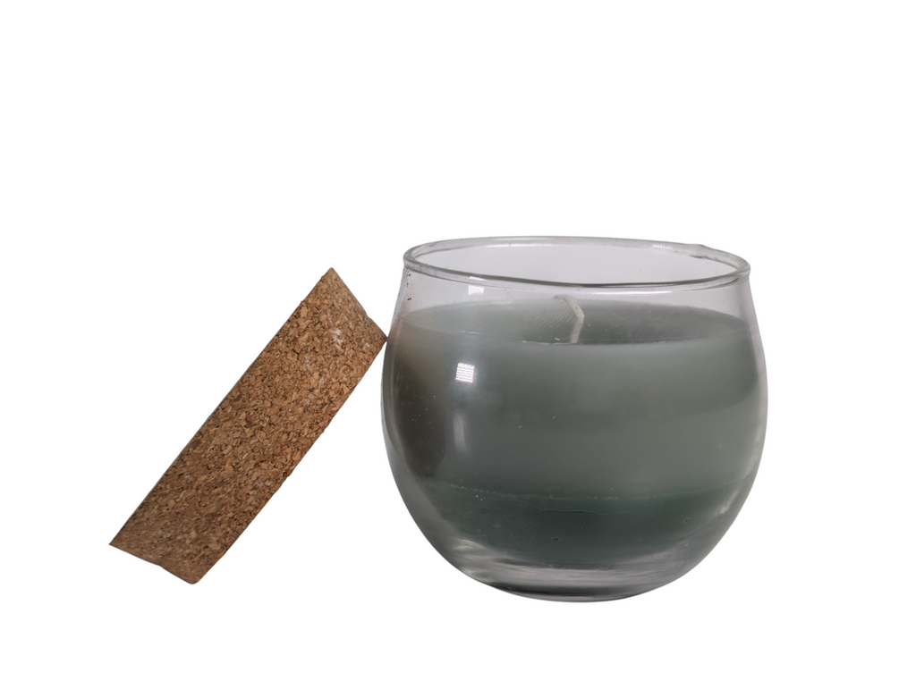 Round Glass Candle - Verdant Dusk