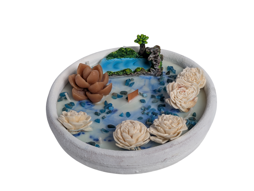 Sculptural Candle - Serene Retreat