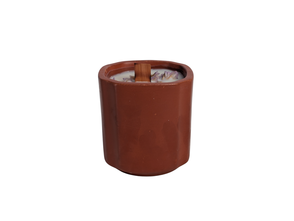 Artisanal Container Candle - Terracotta Dusk