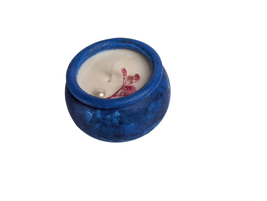 Pot Candle - Azure Serenity