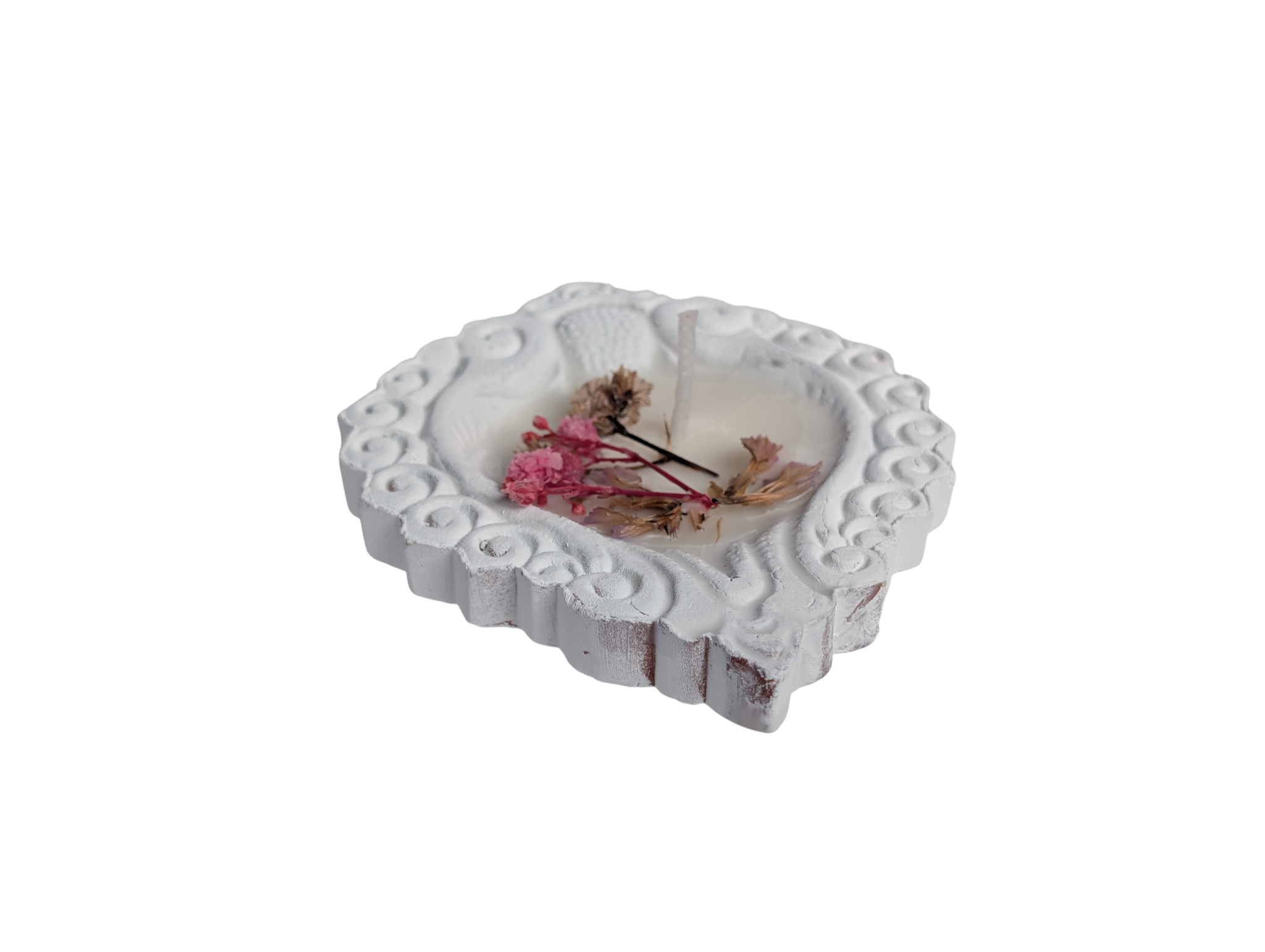 Sculptural Candle - Bloom & Stone